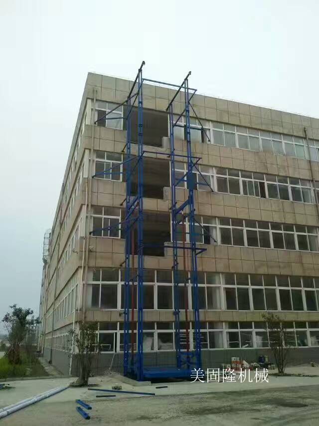 兰州室外双臂导轨式升降机厂家