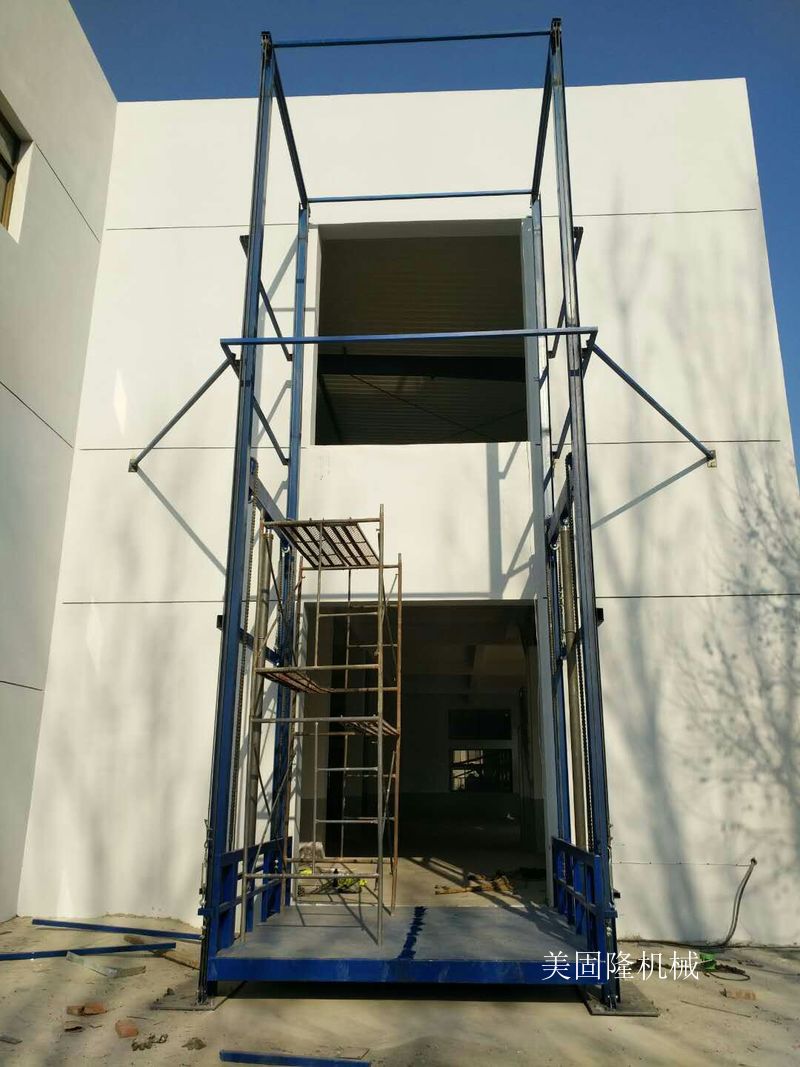 兰州仓库专用导轨式升降货梯价格